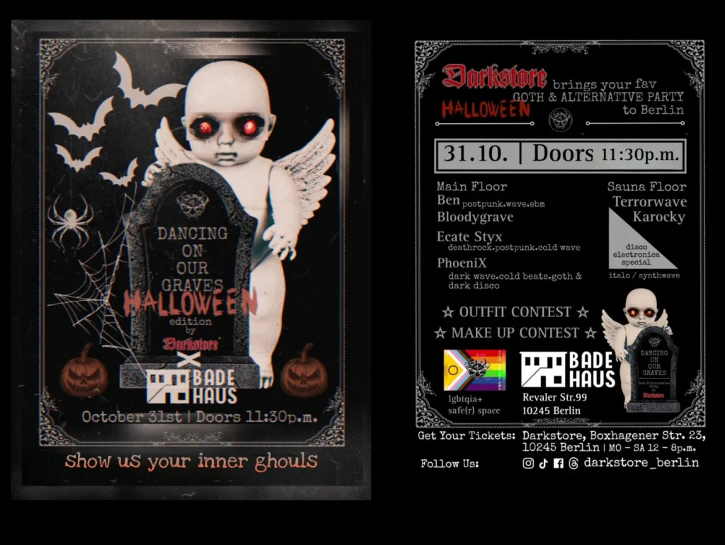 Flyer: Dancing On Our Graves im Badehaus [RAW Gelände]