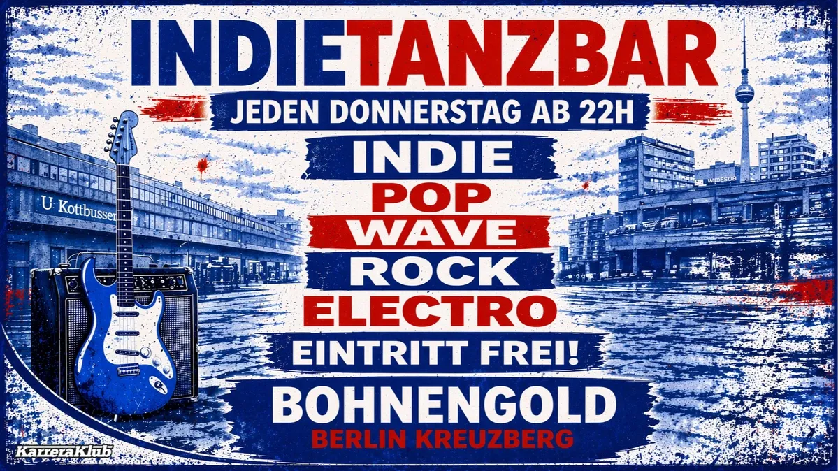 Flyer: Indietanzbar im Bohnengold