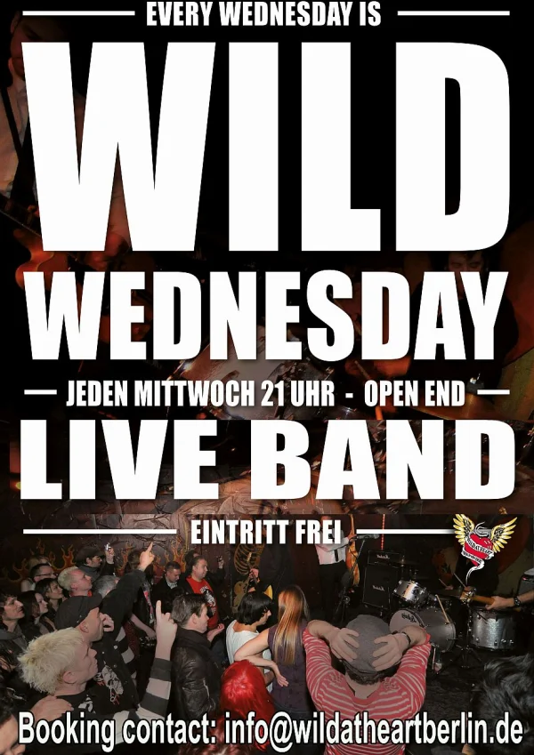 Bild zur Veranstaltung „Wild Wednesday“ im Wild At Heart, Berlin-Kreuzberg