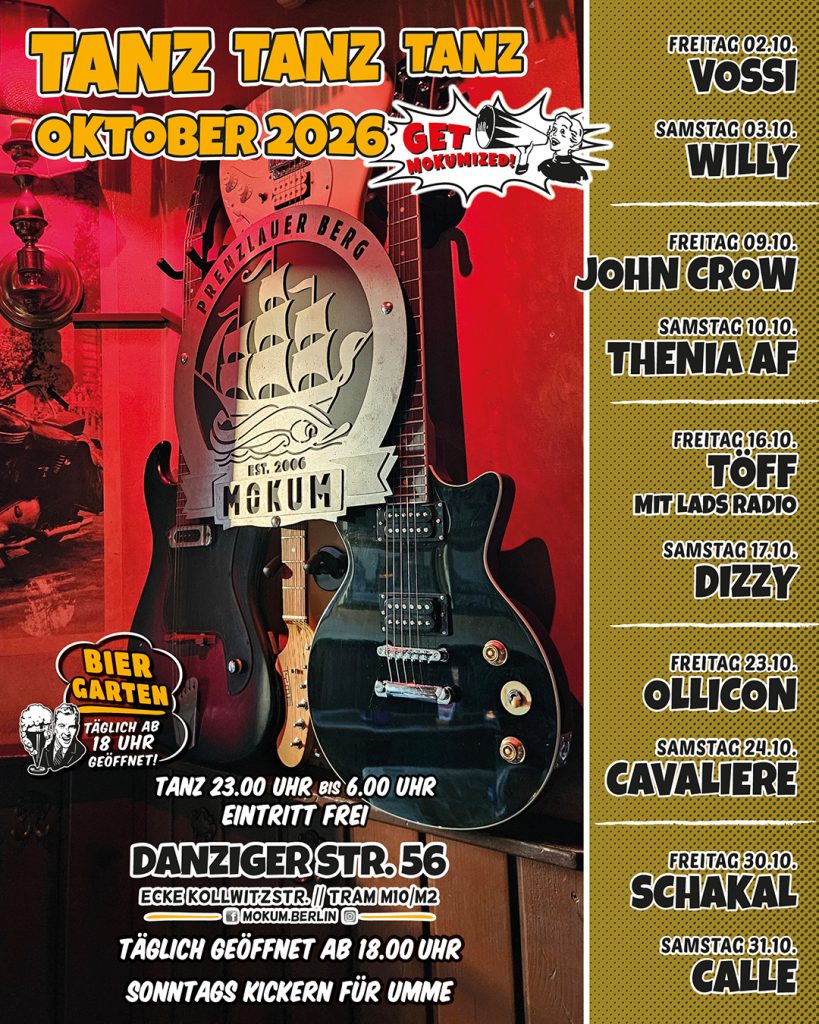 Flyer: TANZ, TANZ, TANZ! im MOKUM