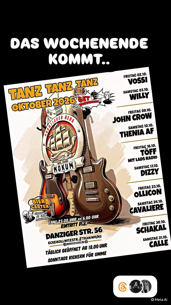 Flyer: TANZ, TANZ, TANZ! im MOKUM